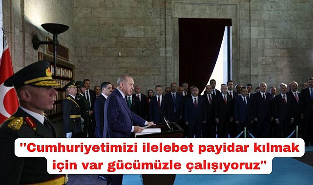 Devlet erkanı Anıtkabir'de toplandı