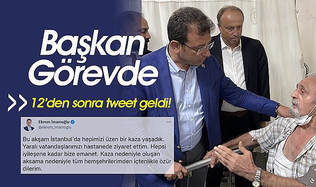 Ekrem İmamoğlu 12&#039;den sonra paylaşım yaptı! &quot;Tüm hemşehrilerimden içtenlikle özür dilerim&quot;