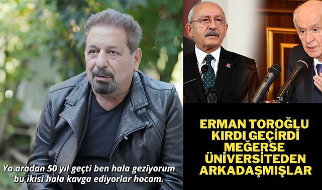 Erman Toroğlu'ndan güldüren anı