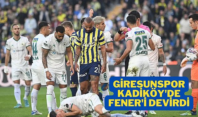 Fenerbahçe Kadiköy'de mağlup
