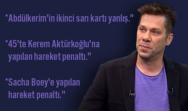 Fırat Aydınus'tan çok konuşulacak yorumlar