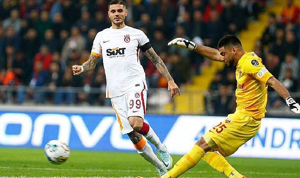 Galatasaray Kayseri deplasmanında kayıp