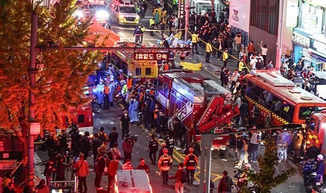 Güney Kore'nin Başkentinde Cadılar Bayramı Faciası