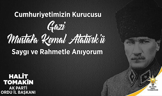 Halit Tomakin, "Cumhuriyete, yaptığı devrimlere sahip çıkarak anısını yaşatmalıyız"
