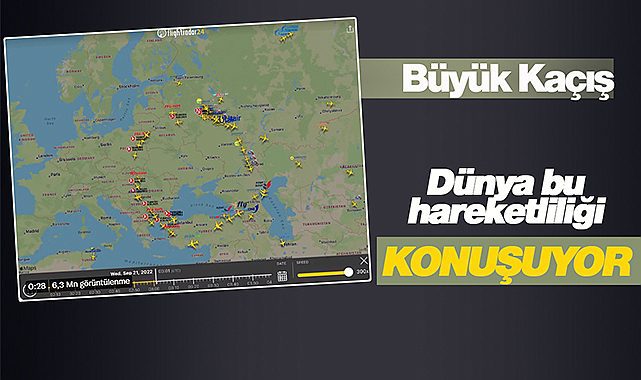 Havaalanlarında izdiham! Askere gitmek istemeyen Rusya'yı terk ediyor