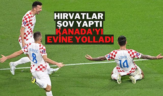 Hırvatistan 4 attı Kanada turnuvaya veda etti