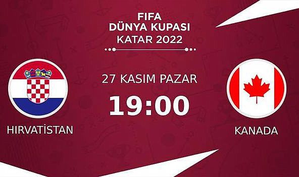 Hırvatistan Kanada maçı canlı izle! TRT 1 Dünya Kupası Hırvatistan Kanada maçı canlı izle