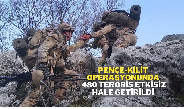 Hulusi Akar açıkladı: Pençe-Kilit'te 480 terörist etkisiz hale getirildi