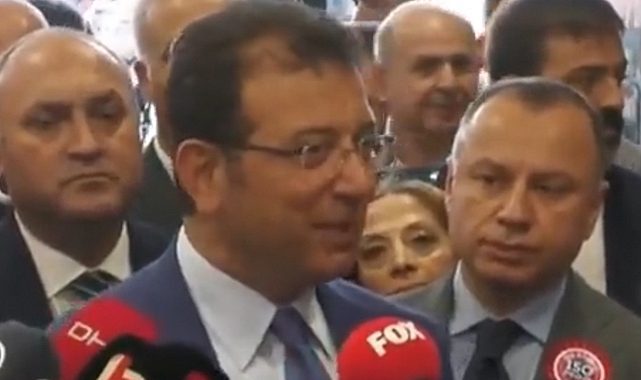 İBB Başkanı İmamoğlu'ndan Cumhurbaşkanı Erdoğan'a açılış daveti
