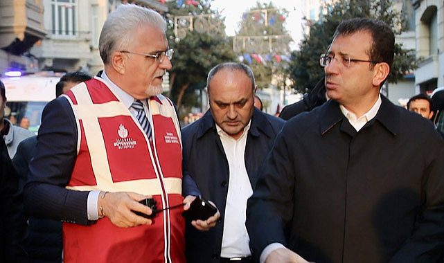 İBB Başkanı İmamoğlu olay yerinde!