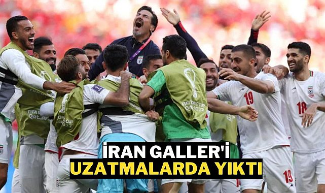 İran, Galleri son dakikada attığı goller ile 2-0 mağlup etti.