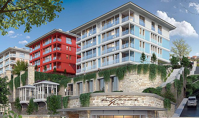 İstanbul Beylerbeyi'nde muhteşem boğaz manzaralı 54 konuttan oluşan Antteras Nev evleri satışta