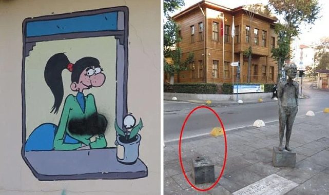 Kadıköy'de Karikatür Evi'ne çirkin saldırı! Büyük usta Oğuz Aral yaşatılıyordu!