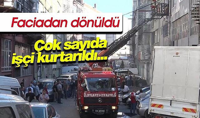Kağıthane'de iş hanında yangın! Mahsur kalanlar var