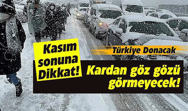 Kasım sonu diyerek uyardı! Kar yağışından göz gözü görmeyecek "Türkiye donacak"