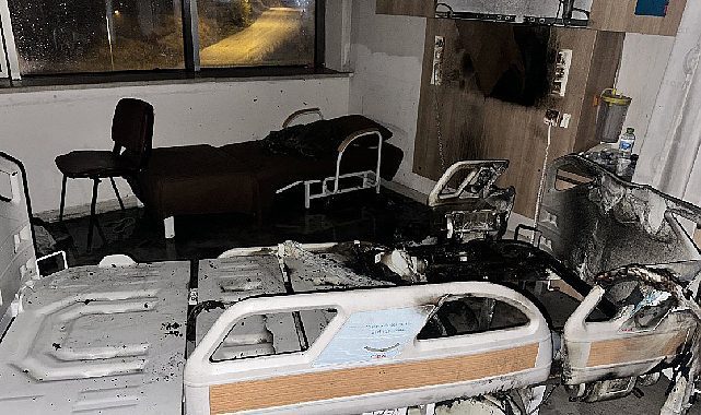 Kastamonu Eğitim ve Araştırma Hastanesi'nde yangın paniği