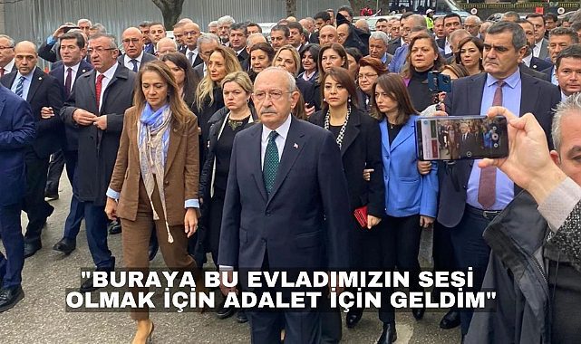 Kemal Kılıçdaroğlu Adalet Bakanlığı&#039;na yürüdü, &quot;ülkede adalet istiyoruz&quot; dedi