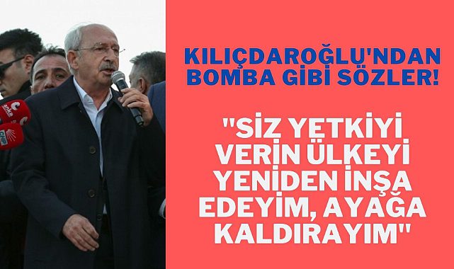 Kılıçdaroğlu Sivas'ta iddialı sözler söyledi