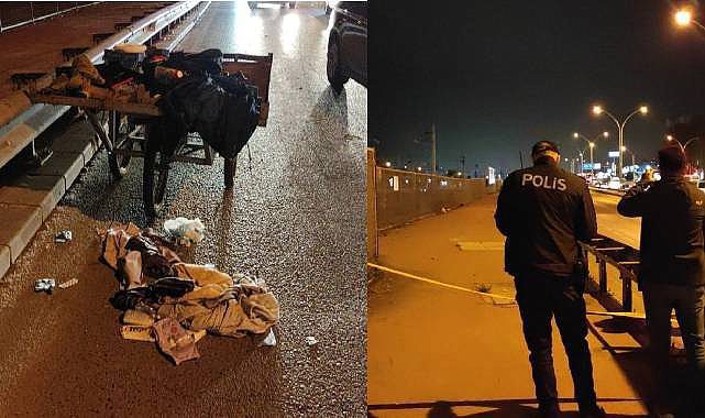 Kocaeli'de otoyola bırakılan çanta korku saldı