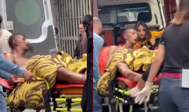 Korkunç olay! İstanbul Beyoğlu'nda bir genç kendini yaktı