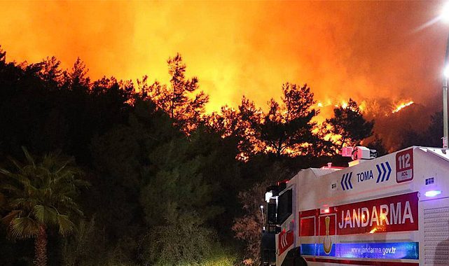 Marmaris orman yangını kontrol altına alındı! Soğutma çalışmaları hızlandırıldı