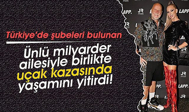 McFit'in patronu Rainer Schaller ve ailesini taşıyan uçak düştü! Kurtulan yok...