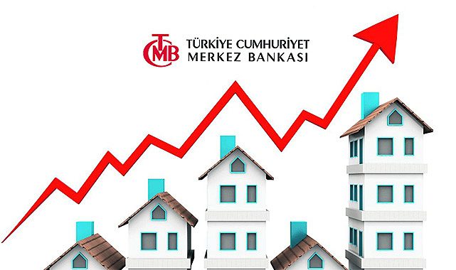 Merkez Bankası konut fiyat endeksi Temmuz'da aylıkta yüzde 9, yıllıkta yüzde 160 arttı