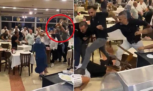 Mersin'de istek şarkı kavgası! Sandalyeler havada uçuştu