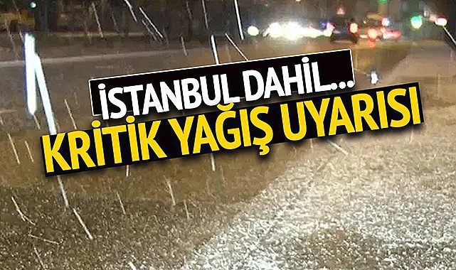 İstanbullular Dikkat! Meteoroloji'den kritik yağış uyarısı