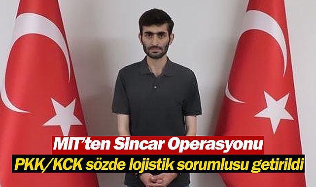 MİT, Sincar'dan aldı! Hain terörist Çiyager Mamhuri kod adlı Çekdar Kaya Türkiye'ye getirildi