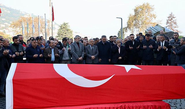 Ordu Büyükşehir Belediyesi çalışanı Metin Tirkil son yolculuğuna uğurlandı
