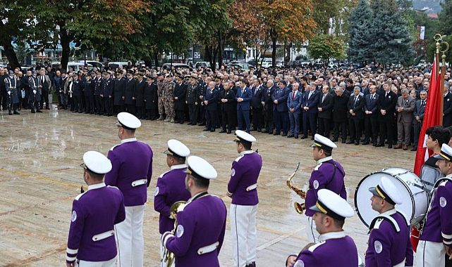 Ordu'da Atatürk'ün ölümünün 84.yılı törenle anıldı