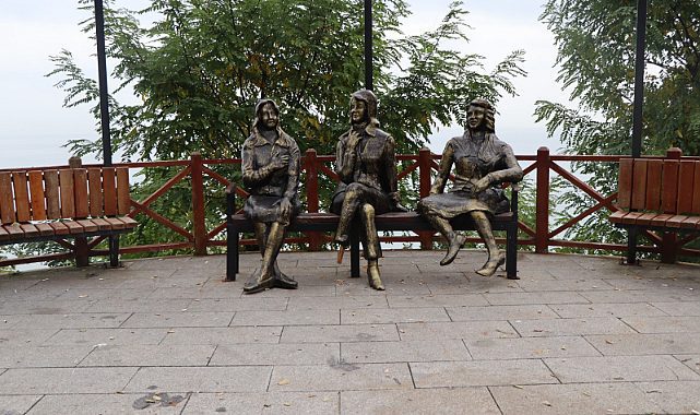 Ordu'da bulunan 3 Kız Heykeli magandalar tarafından tahrip edildi