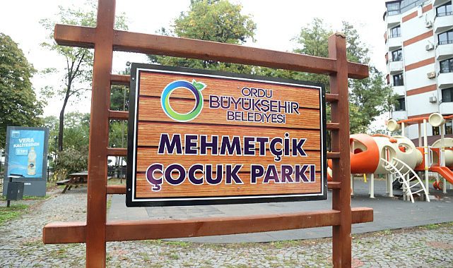 Ordu'da bulunan Mehmetçik Parkı yenilendi