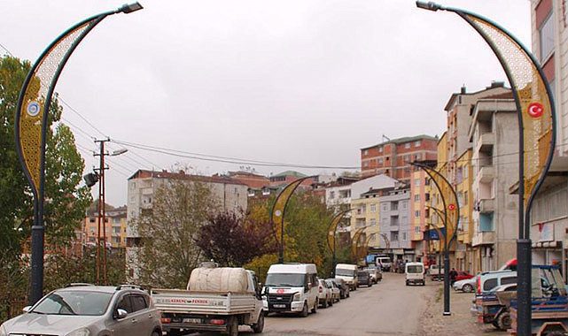Ordu'da Kumru ilçesi ışıl ışıl aydınlatıldı