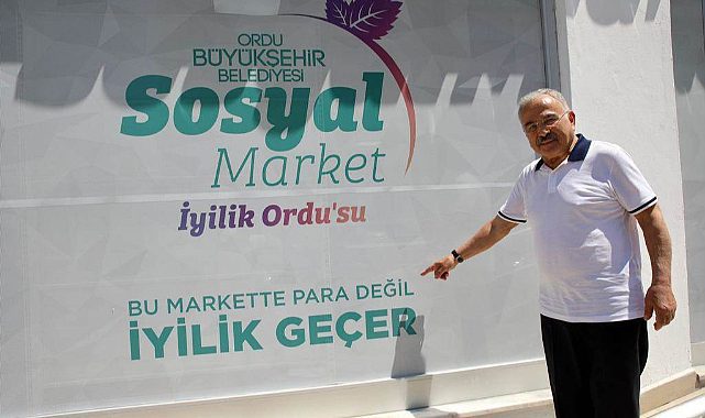 Ordu'da sosyal market bu kez öğrencilerin yüzünü güldürecek