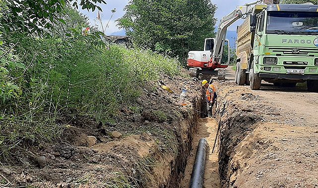 OSKİ, Ünye'de 162 bin 120 metre içme suyu hattı sil baştan yeniledi