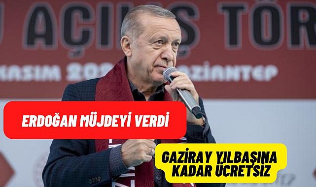 Recep Tayyip Erdoğan Gaziray Banliyö Hattı'nın ilk sürüşünü yaptı