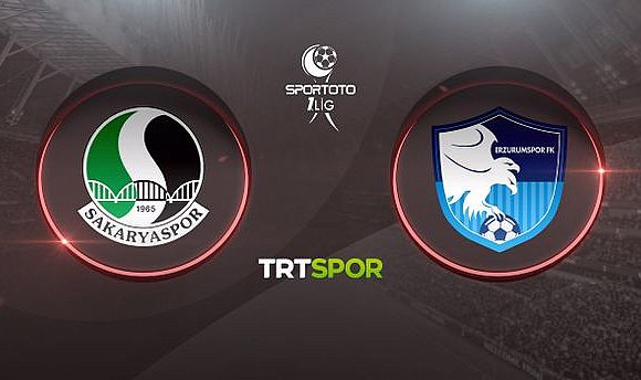 Sakaryaspor Erzurumspor maçı canlı izle! TRT Spor TFF 1. Lig Sakaryaspor BB Erzurumspor maçı canlı izle