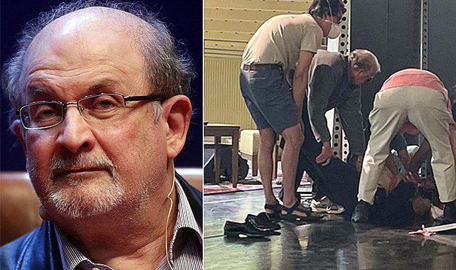 Salman Rüşdi'ye saldırdılar! Saldırıda gözünü kaybetti, elini ise kullanamayacak...