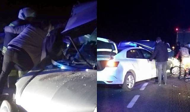 Samsun'da korkunç kaza: 2 ölü 5 yaralı