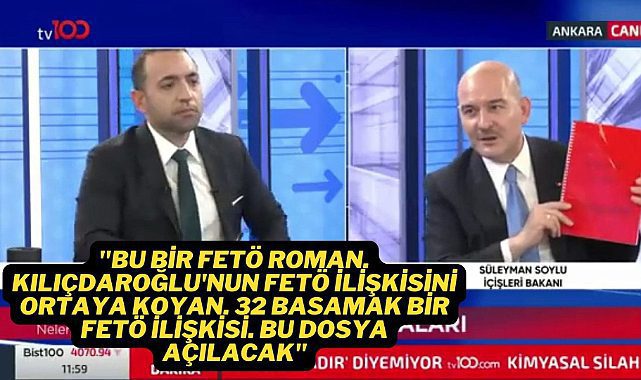 Soylu canlı yayında Kılıçdaroğlu'na sert çıkıştı..