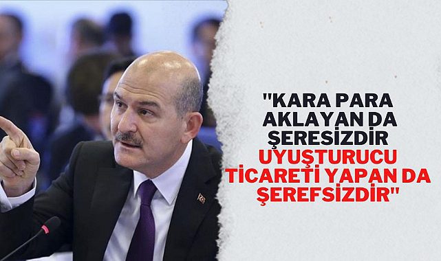 Süleyman Soylu uyuşturucu iddialarına sert çıktı: "İspat etmeyen şerefsizdir"