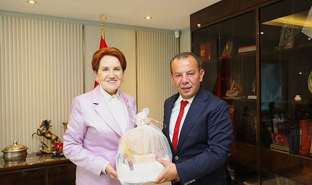 Tanju Özcan'dan Meral Akşener'e ziyaret