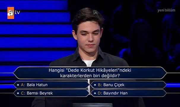 Türkiye bu anlara kilitlendi! İşte Kim Milyoner Olmak İster'de 1 milyon liralık soru