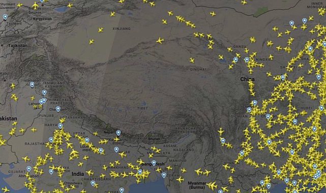 Uçaklar neden Tibet&#039;in üzerinden uçmaz? Tibet&#039;te uçaklar için tehlikeli olan ne var?