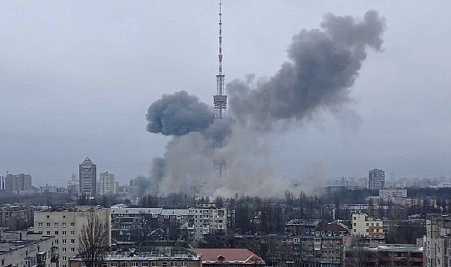 Ukrayna bombardımana tutuldu! Kiev dahil 4 kent yangın yeri