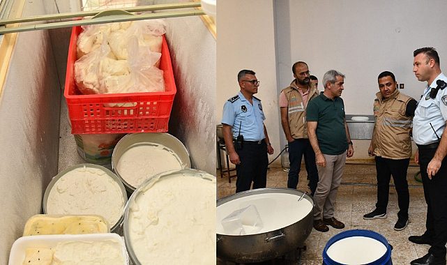 Yenişehir Belediyesi kaçak ve sağlıksız peynir imalathanesini mühürledi