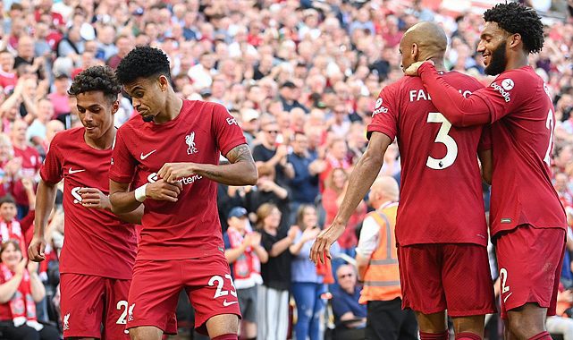 Yok artık Liverpool! Liverpool adeta gol oldu yağdı ..