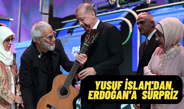 Yusuf İslam'dan Erdoğan'a jest